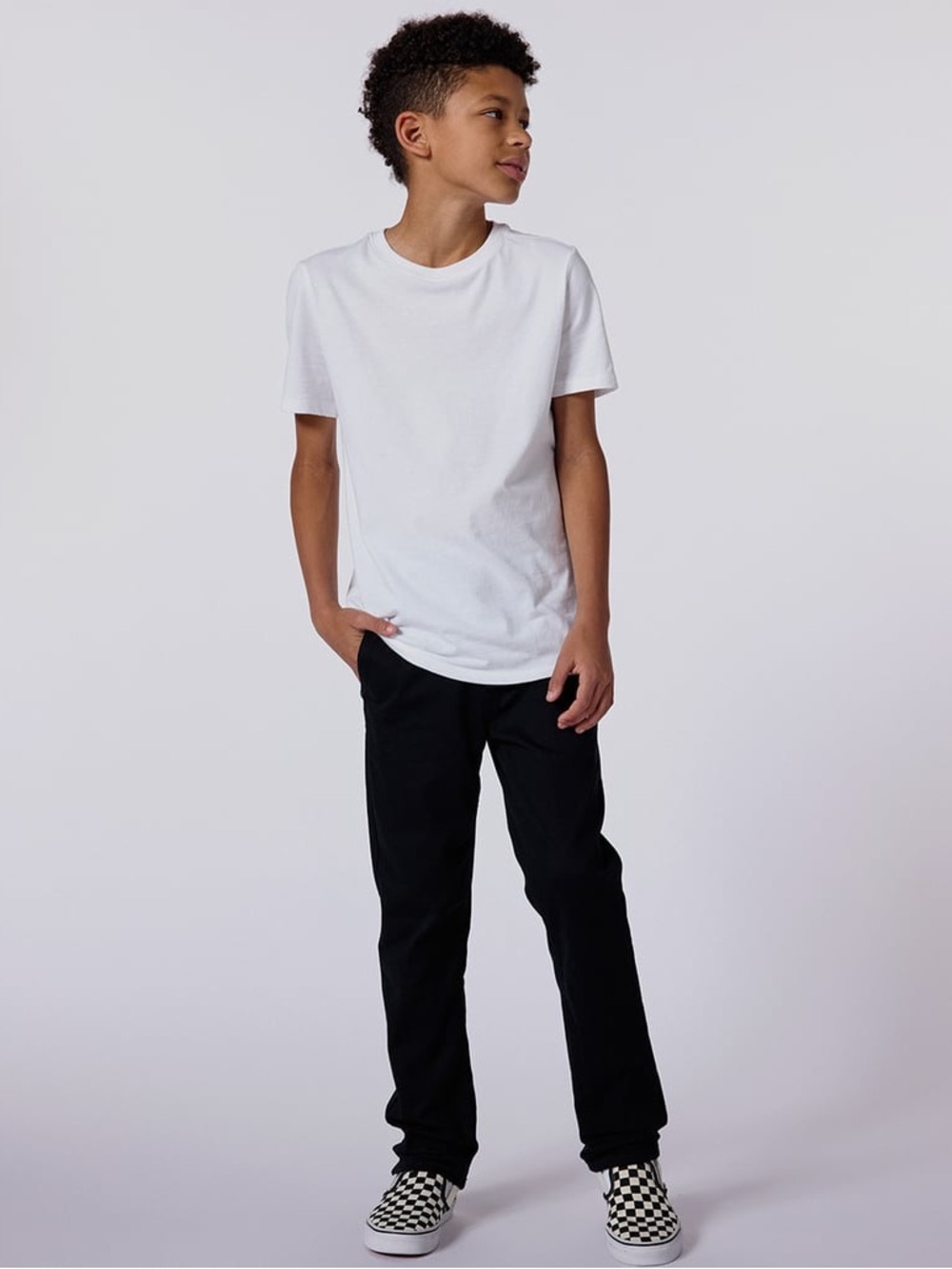 RSQ Black Straight-Leg Kids Bottoms